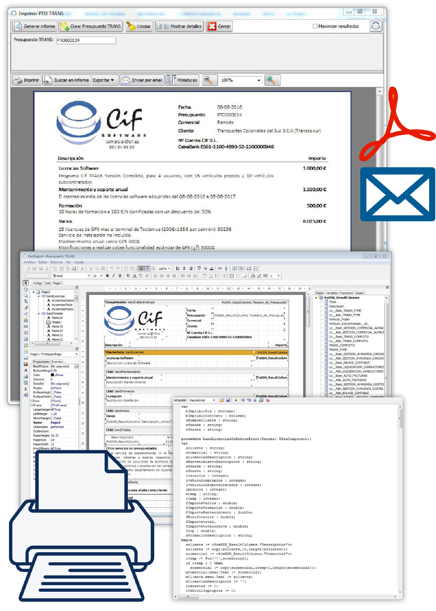 Cif KM - Editor de Informes
